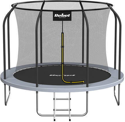 Rebel Outdoor Trampoline Diameter 244cm With Protective Net And Black Ladder