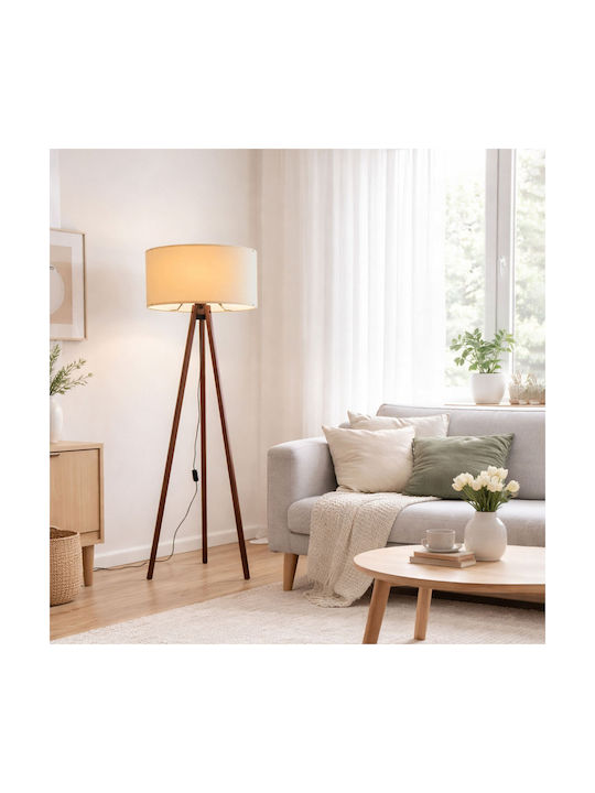 Fratelli Home Φωτιστικό Δαπέδου Υ140εκ. Μπεζ