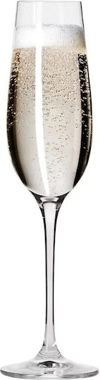 Krosno Set Brillen Champagner Kelch Kristall 180ml 6 Stück