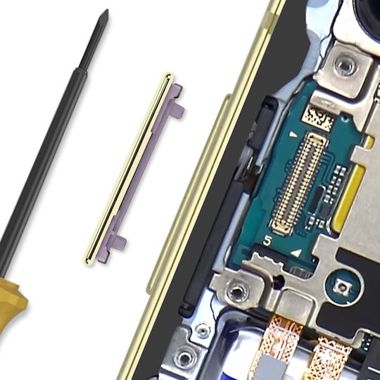 Clappio Buton De Volum De Înlocuire Galaxy Z Flip 6 Galben Reactiv