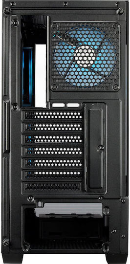 CoolerMaster Master Elite 690 Gaming Midi Tower Κουτί Υπολογιστή με Πλαϊνό Παράθυρο και ARGB Φωτισμό Μαύρο