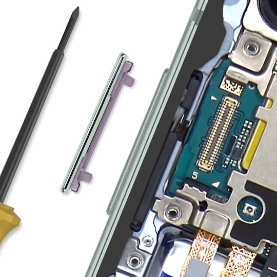 Clappio Ersatzvolumenknopf Galaxy Z Flip6 Reaktionsschnell Grün