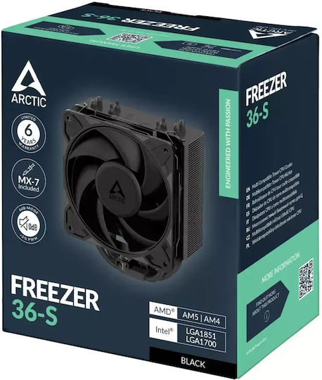 Arctic 36-S CPU Cooler for Socket 1700 1851 AM4 AM5