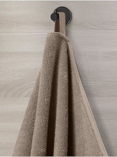SteweHome Face Towel 50x90cm Brown 2 Pieces