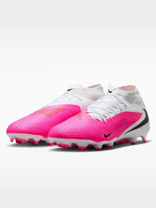 Nike Phantom 6 High Academy Football Shoes with Cleats FG/MG Multicolour