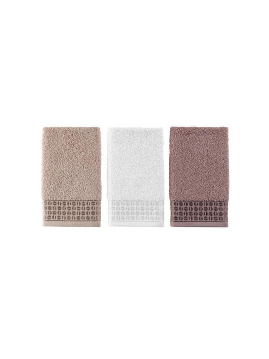 SteweHome Kitchen Towel Made of 100% Cotton in White Colour 30x50cm 3 Pieces