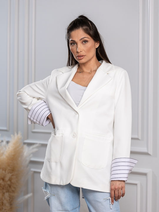 Pantaloni Dama Din Țesătură Bej