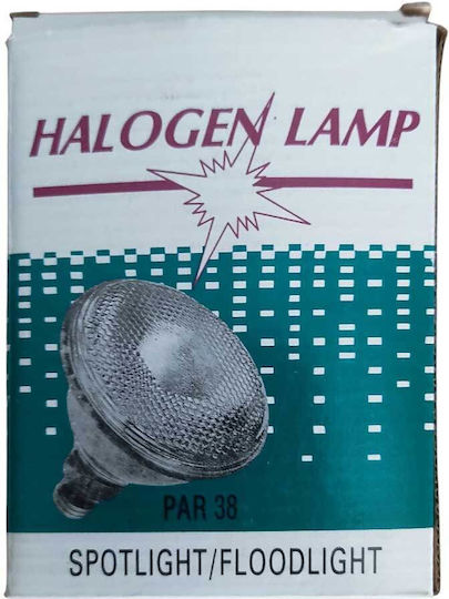 Λάμπα Ιωδίνης Par38 E27 80w Πρασινη