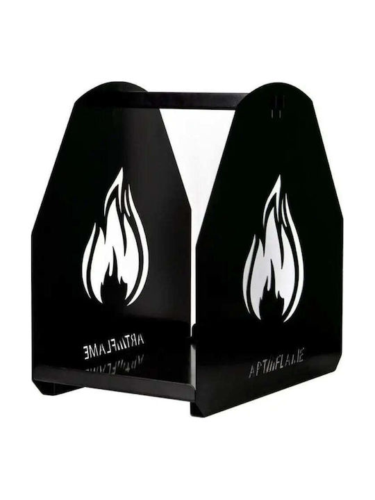 Art Flame Дървена Кошница За Съхранение На Дърва