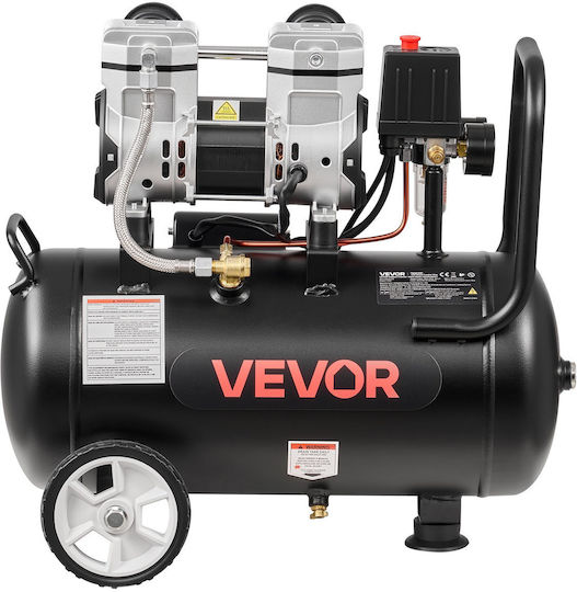 Vevor Air Compressor with Power 1.5hp and Air Chamber 24lt