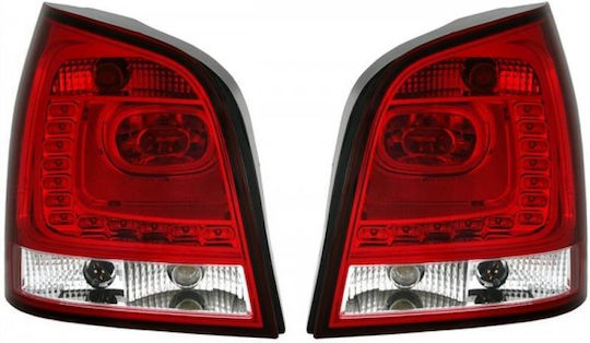 Πισινά Φανάρια Set Vw Polo 9n3 05-09 Led Gti/r20 Look Red Clear Eagle Eyes Volkswagen Εαglε Ευεs