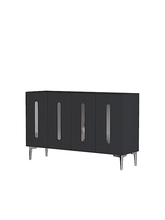 Μπουφές Ξύλινος Καφέ 120x32x75cm
