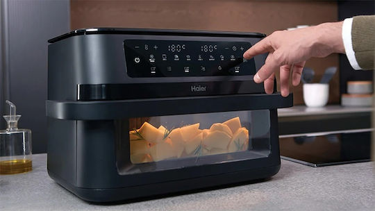 Haier Air Fryer With Double Removable Container 11l Black HAF3ADW 011