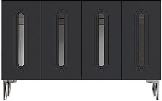 Μπουφές Ξύλινος Καφέ 120x32x75cm