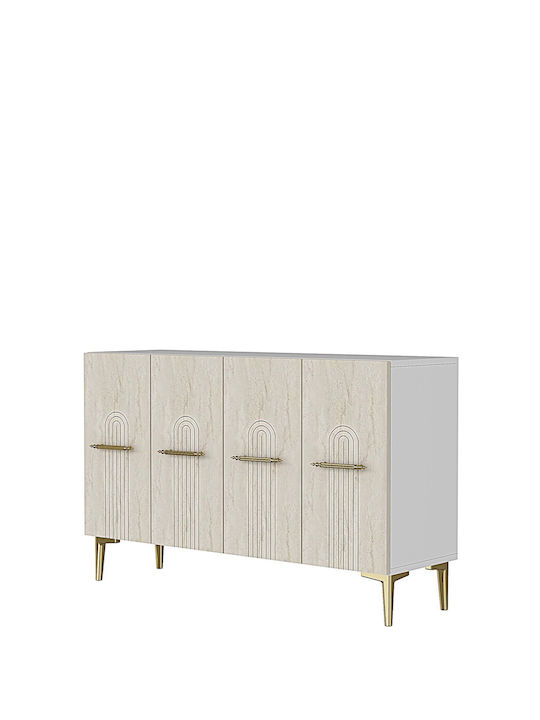 Wooden Sideboard Multicolour 120x32x75cm