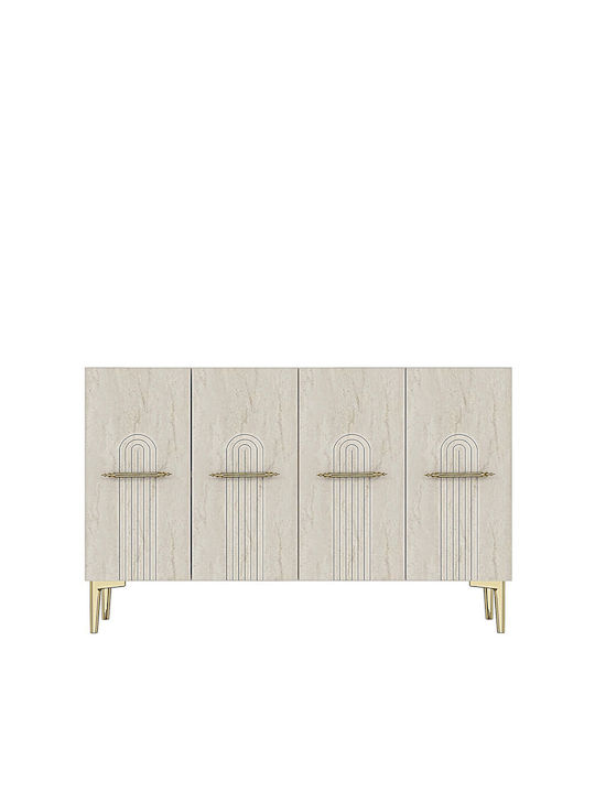 Wooden Sideboard Multicolour 120x32x75cm