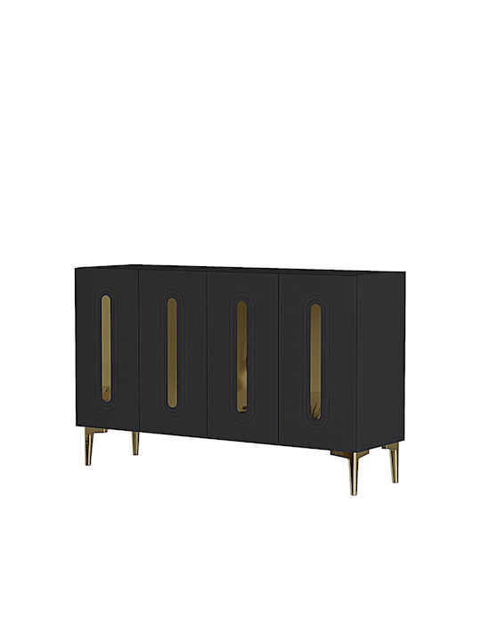 Μπουφές Ξύλινος Καφέ 120x32x75cm