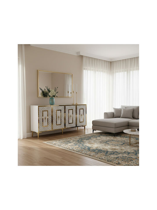 Sideboard Holz Braune 150x32x75cm
