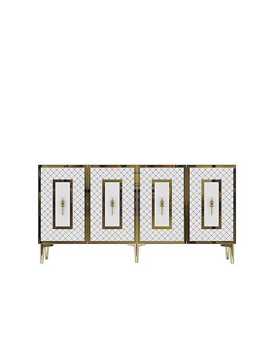 Sideboard Holz Braune 150x32x75cm