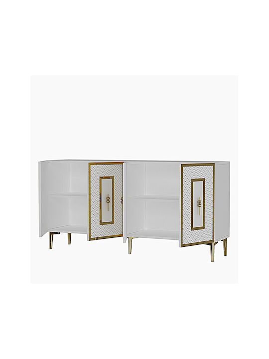Sideboard Holz Braune 150x32x75cm
