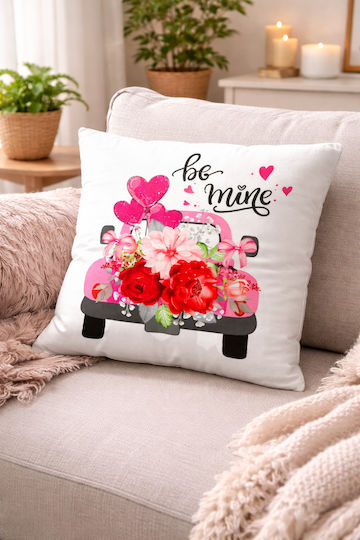 Valentine's Day Throw Pillow Be Mine 45 x 45 cm Filling