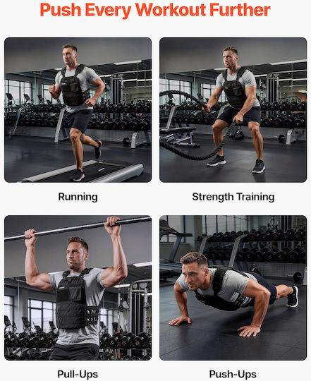 Vevor Vest Plates Curved Base Pairs 6.6 Kg Plates Tactical Weighted High Quality Steel Construction Vest Ergonomic Design Strength Endurance Training Running Jogging Fitness Intense Workouts
