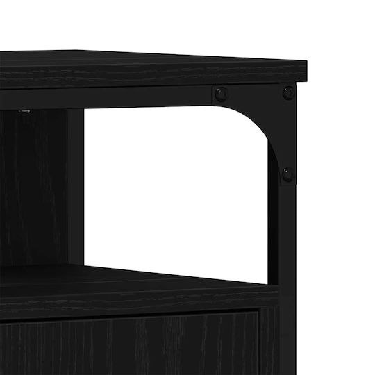 vidaXL Vanity Unit Without Sink M60xD30xH60cm Black Oak