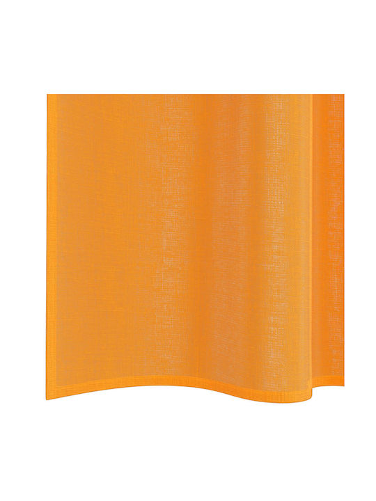 vidaXL Set Perdele Fereastră cu Capse Portocalii 140x225cm