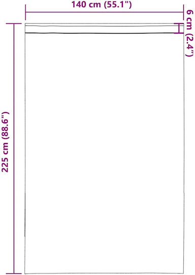 vidaXL Комплект Пердета И Завеси С Презрамки Voile Светлокафяв 140x225см