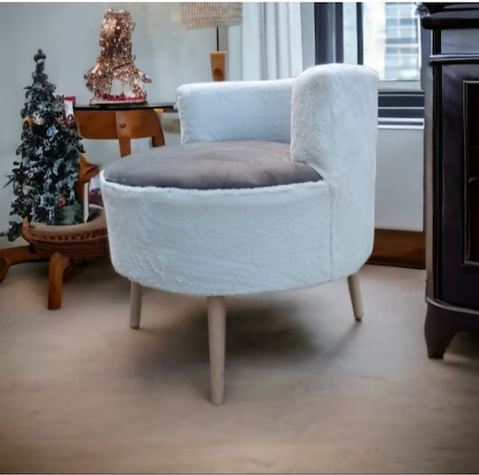 Living Room Furniture Set 2 Armchairs & Stool