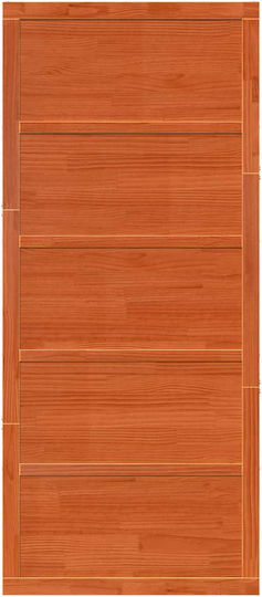 Ușă Tip Hambar Ceară de Îmbătrânire 100 x 2,5 x 208 Cm 42047137 Maro