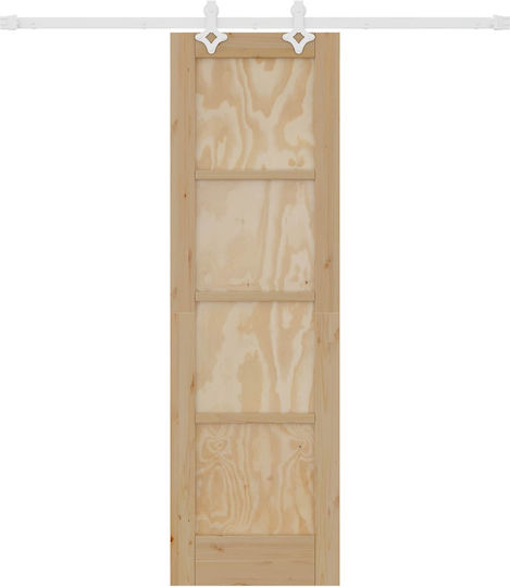 Ușă Glisantă Natural Alb 61 X 198,5 Cm 3445521 Maro