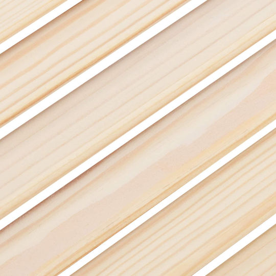 Πόρτες Swing 2 Pcs Φυσικό Μασίφ Ξύλο Πεύκου 42047164 Καφέ