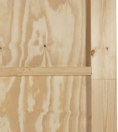 Vidaxl Ușă Glisantă Lemn Natural Alb 61 X 198,5 Cm