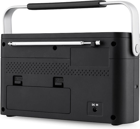 JVC RA-E315B Radio de Birou Electric cu Bluetooth Negru