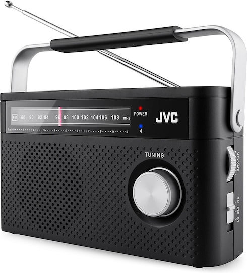 JVC RA-E315B Radio de Birou Electric cu Bluetooth Negru
