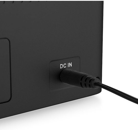 JVC RA-E315B Radio de Birou Electric cu Bluetooth Negru