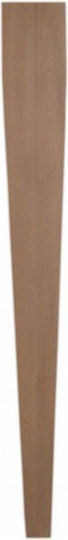 Morseto 305 Wooden Furniture Leg Suitable for Table / Coffee Table 9x9x75cm Unfinished 75