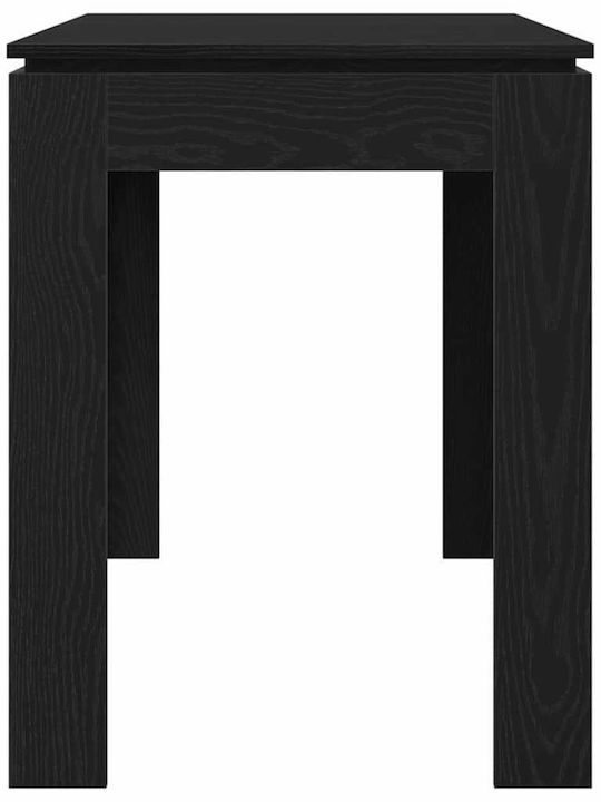 Esstisch Holz Schwarz Eiche 120x60x76cm