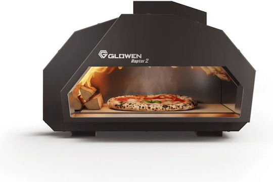 Glowen Wood Traditional Pizza Oven Black