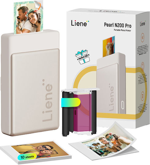Liene Pearl N200 Pro Θερμικός Εκτυπωτής για Φωτογραφίες με Bluetooth