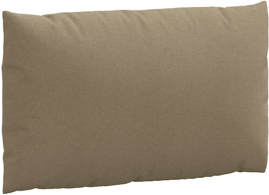 vidaXL Garden Chair Cushions with Backrest Taupe 3 Pieces