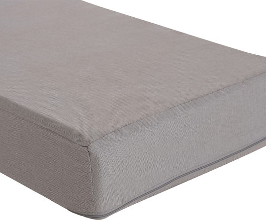 HomeMarkt Waterproof Sunbed Cushion with Backrest Olefin Fishbone