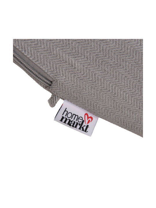 HomeMarkt Waterproof Sunbed Cushion with Backrest Olefin Fishbone