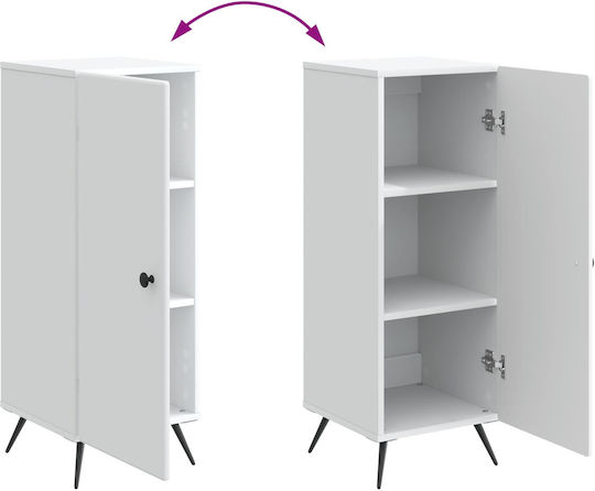 Wooden Storage Cabinet L33xW34.5xH90cm