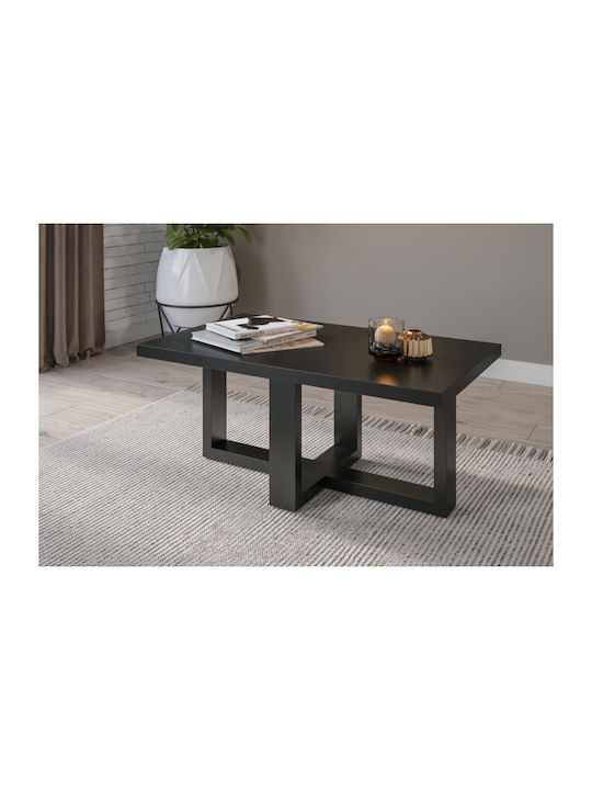 Rechteckiges Zentral Kaffeetisch Aveni Holz Beige M102xT60xH44cm