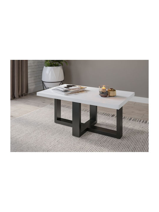 Rechteckiges Zentral Kaffeetisch Aveni Holz Beige M102xT60xH44cm