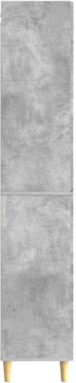 Bücherregale Grau Beton (2Stück) 66x34.5x95cm