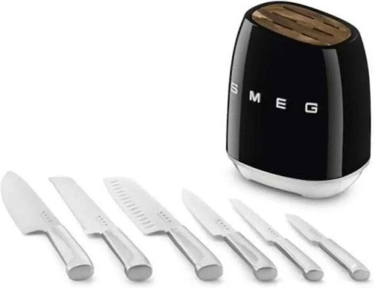 Smeg Комплект Ножове с Основа от Неръждаема Стомана