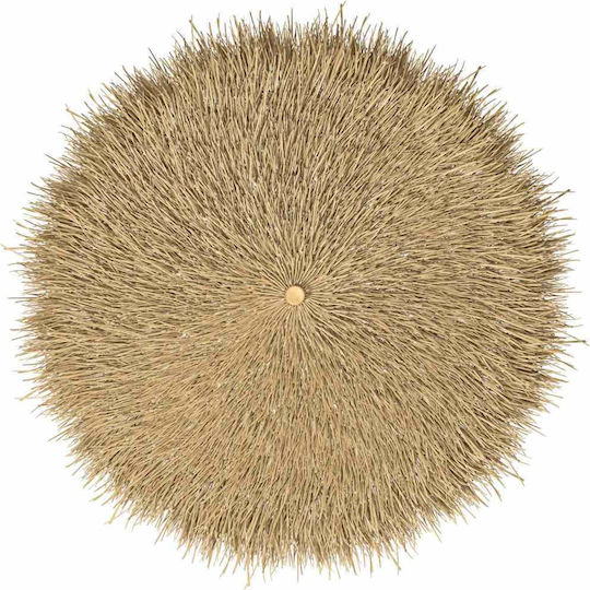 Professioneller Geflecht Holz Beigefarbener Garten- und Terrassen-Sonnenschirm 1,8x1,8m